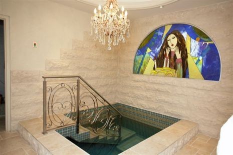 Entering the Mikvah