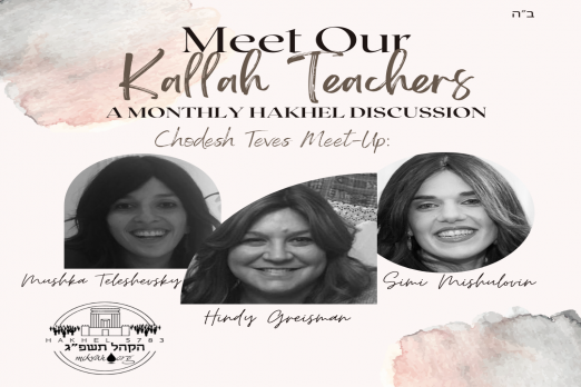 HAKHEL Meet our Kallah Teachers Chodesh Teves