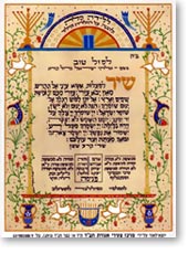 3 x 5 Shir Hamaalos Birthing Card (English and Rebbe)