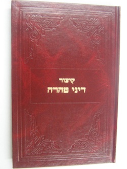 Kitzur Dinei Tahara (Hebrew and English)